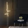64" Metal Minimalist Dimmable Floor Lamp (Includes LED Light Bulb) - JONATHAN Y
