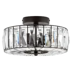 11.5" Crystalline Semi-Flush Mount Pendant Clear - River Of Goods 15 11.5" Crystalline Semi-Flush Mount Pendant Clear - River Of Goods -Lighting Specialty Shop GUEST f5003178 1081 4918 8b37 6faf4c41cc1a