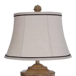 Tortola Carved Cream Table Lamp With Natural Softback Fabric Shade - StyleCraft 9 Tortola Carved Cream Table Lamp With Natural Softback Fabric Shade - StyleCraft -Lighting Specialty Shop GUEST f86bbf7a 0b35 4372 a26c b35e398bdbeb
