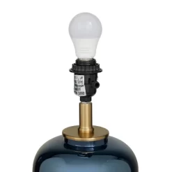 Modern Ceramic Table Lamp Blue - Olivia & May -Lighting Specialty Shop GUEST f89a01e5 592b 495b b260 ea8db104870e