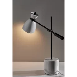 Sadie Desk Lamp White - Adesso -Lighting Specialty Shop GUEST f8cf0f70 b1f2 463f a3c3 48cf7cf3a504