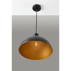 Wallace Pendant Black - Adesso