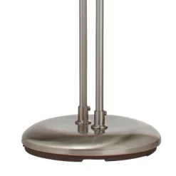 360 Lighting Casper Traditional Pharmacy Floor Lamp 63" Tall Brushed Nickel 2-Light LED Adjustable Arm Swivel Head For Living Room Bedroom 11 360 Lighting Casper Traditional Pharmacy Floor Lamp 63" Tall Brushed Nickel 2-Light LED Adjustable Arm Swivel Head For Living Room Bedroom -Lighting Specialty Shop GUEST fbd83046 01a5 4692 911b 1eb48de08748
