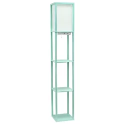 Floor Lamp Etagere Organizer Storage Shelf With 2 USB Charging Ports And Linen Shade - Simple Designs 25 Floor Lamp Etagere Organizer Storage Shelf With 2 USB Charging Ports And Linen Shade - Simple Designs -Lighting Specialty Shop GUEST fbf13cb1 8f89 4f45 972f b173e86655f1