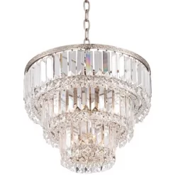 Vienna Full Spectrum Magnificence Satin Nickel Chandelier 14 1/4" Wide Modern Faceted Crystal Glass 7-Light LED Fixture For Dining Room House Kitchen 8 Vienna Full Spectrum Magnificence Satin Nickel Chandelier 14 1/4" Wide Modern Faceted Crystal Glass 7-Light LED Fixture For Dining Room House Kitchen -Lighting Specialty Shop GUEST fccdc9b1 4372 4d3a 803a 5dfb0a93ce19