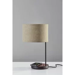 19.5" Oliver Charge Table Lamp Black - Adesso 12 19.5" Oliver Charge Table Lamp Black - Adesso -Lighting Specialty Shop GUEST fd0ca723 076a 45e7 818a d77faac23fd1