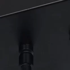 30" Industrial 4-Light Rectangular Island Chandelier (Includes LED Light Bulb) Matte Black - Cresswell Lighting -Lighting Specialty Shop GUEST fd8491d4 da3b 4c7f b4cd fe9594b0f651