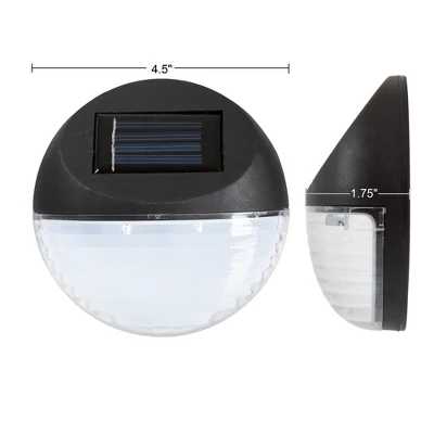 Solar Outdoor Lights Rechargeable Battery-Powered LED Exterior Lighting With Auto-On - Home, Patio, Backyard And Deck Lights By Pure Garden (8-Pack) 1 Solar Outdoor Lights Rechargeable Battery-Powered LED Exterior Lighting With Auto-On - Home, Patio, Backyard And Deck Lights By Pure Garden (8-Pack)