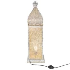 Northlight 30.5" White And Gold Moroccan Style Lantern Floor Lamp 5 Northlight 30.5" White And Gold Moroccan Style Lantern Floor Lamp -Lighting Specialty Shop GUEST febd3296 a027 4363 851d bd15ac163300
