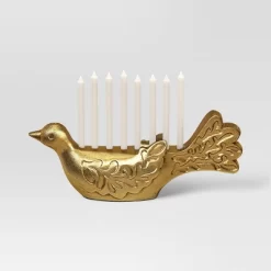 Cast Aluminum Bird Menorah - Threshold™ -Lighting Specialty Shop GUEST ffb422b9 d13b 4e1a b849 bcc17acef58a